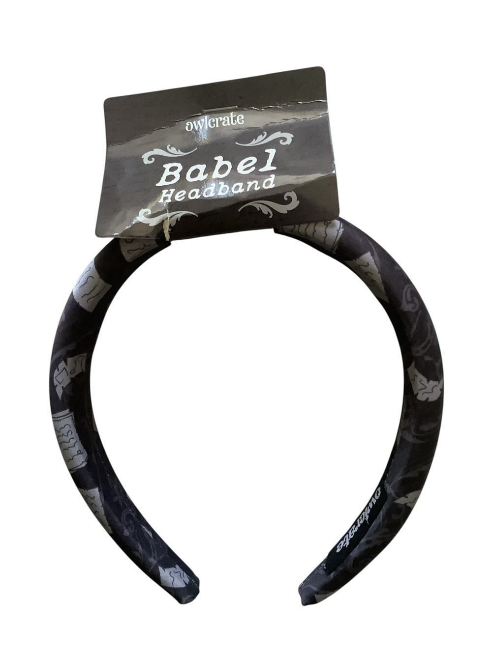 Babel Fabric Headband Owlcrate